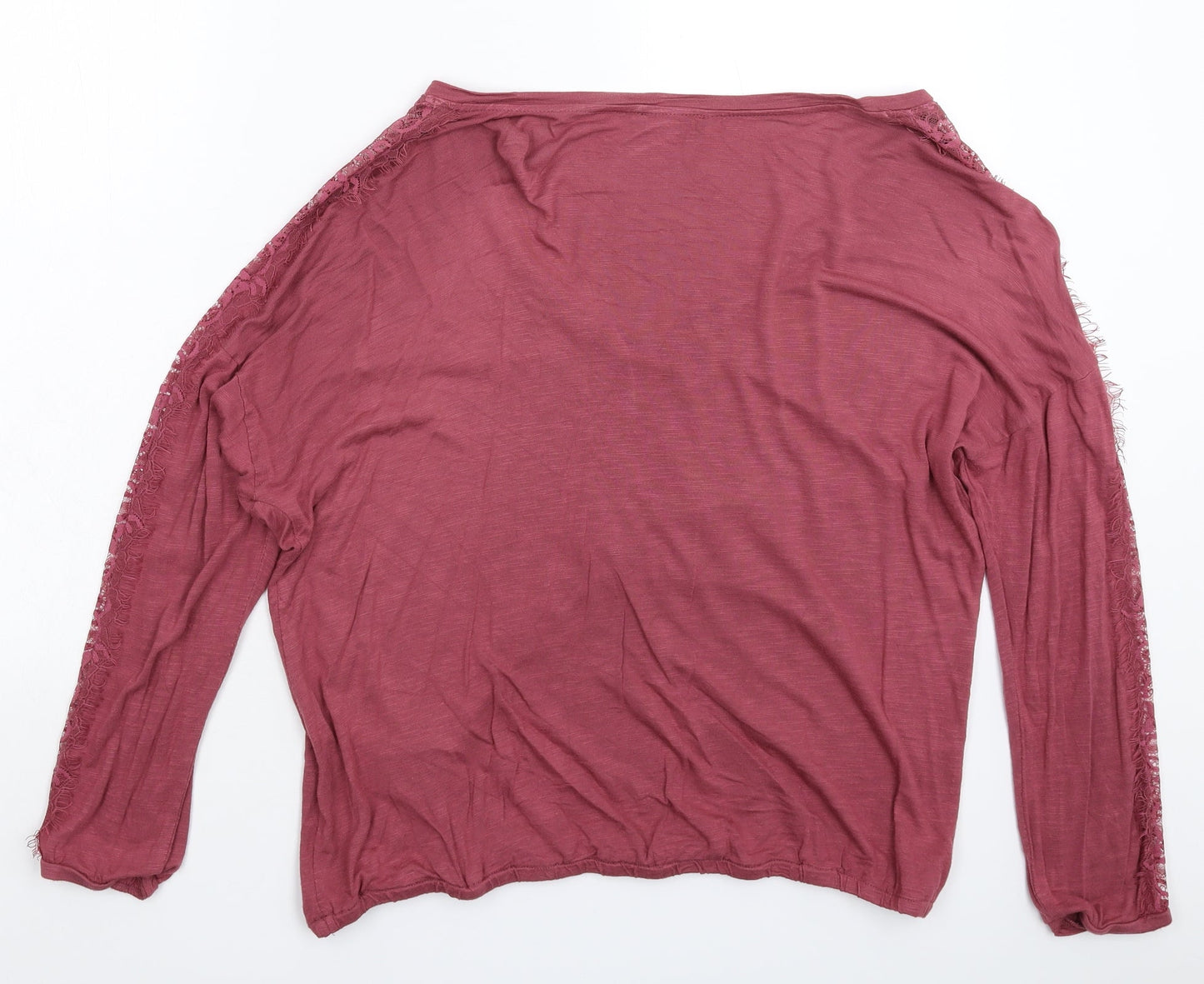 Womens UK Size 18 JD Williams Pink Basic Blouse