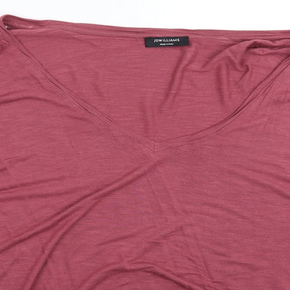 Womens UK Size 18 JD Williams Pink Basic Blouse
