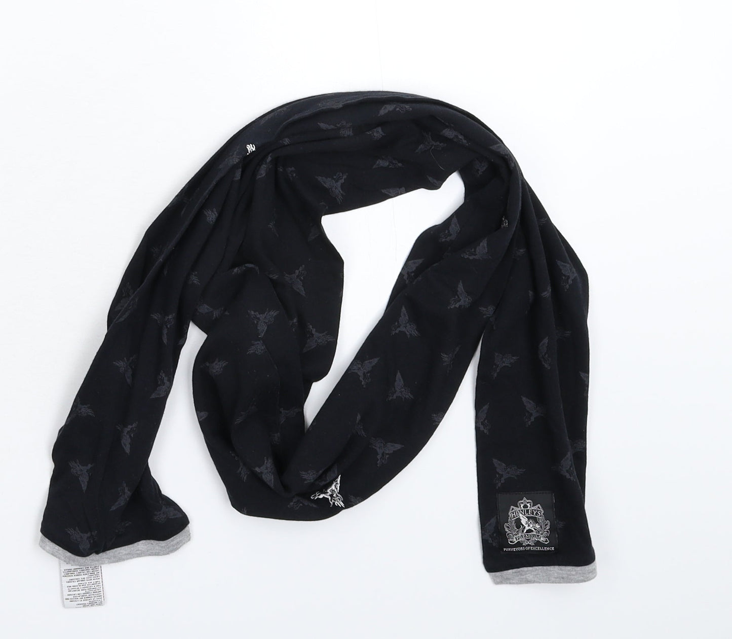 Henleys Unisex Black   Scarf  One Size