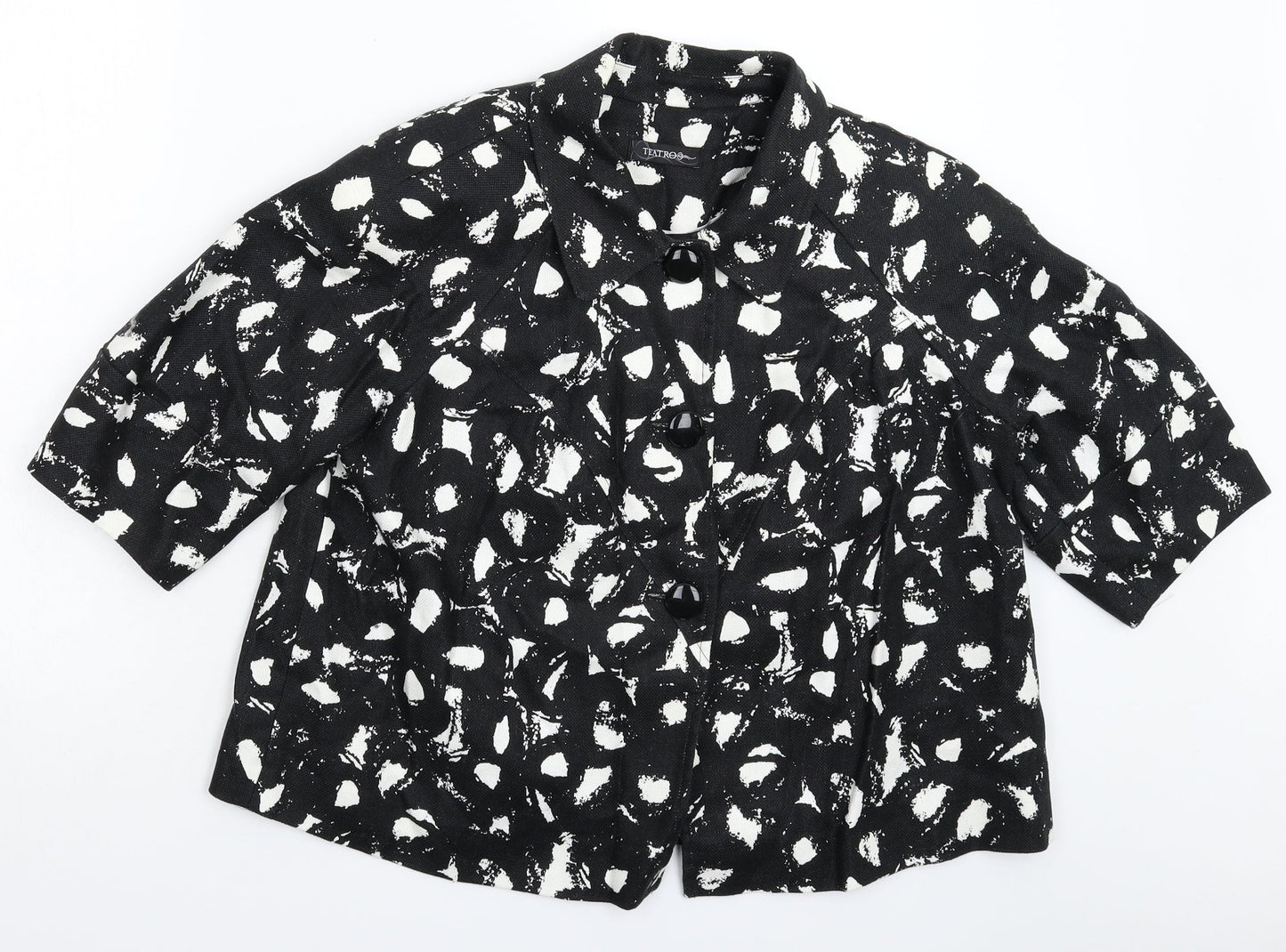 Teatro Womens Black   Jacket  Size 16