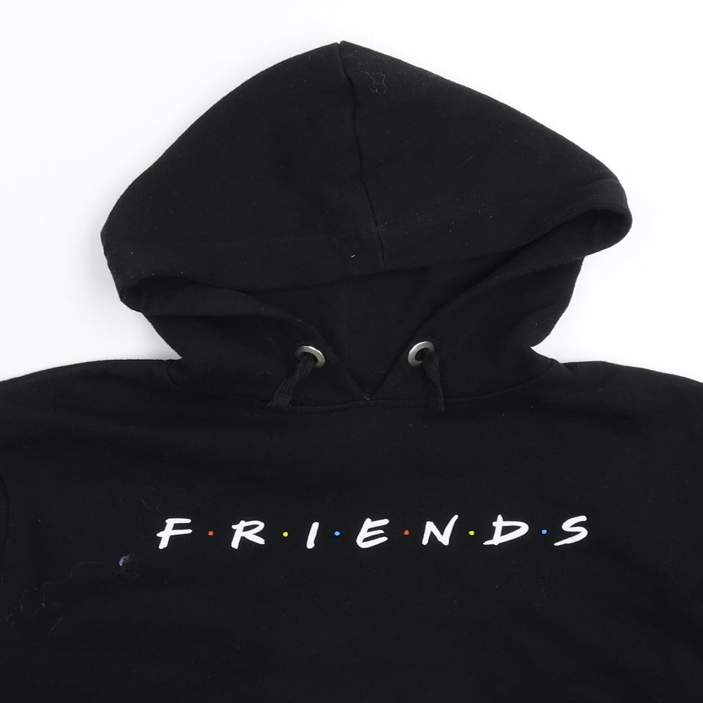 New Look Girls Black   Pullover Hoodie Size 10-11 Years