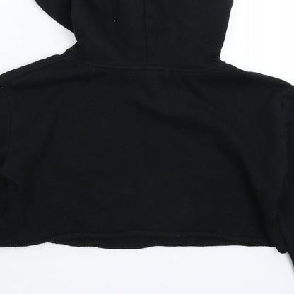 New Look Girls Black   Pullover Hoodie Size 10-11 Years