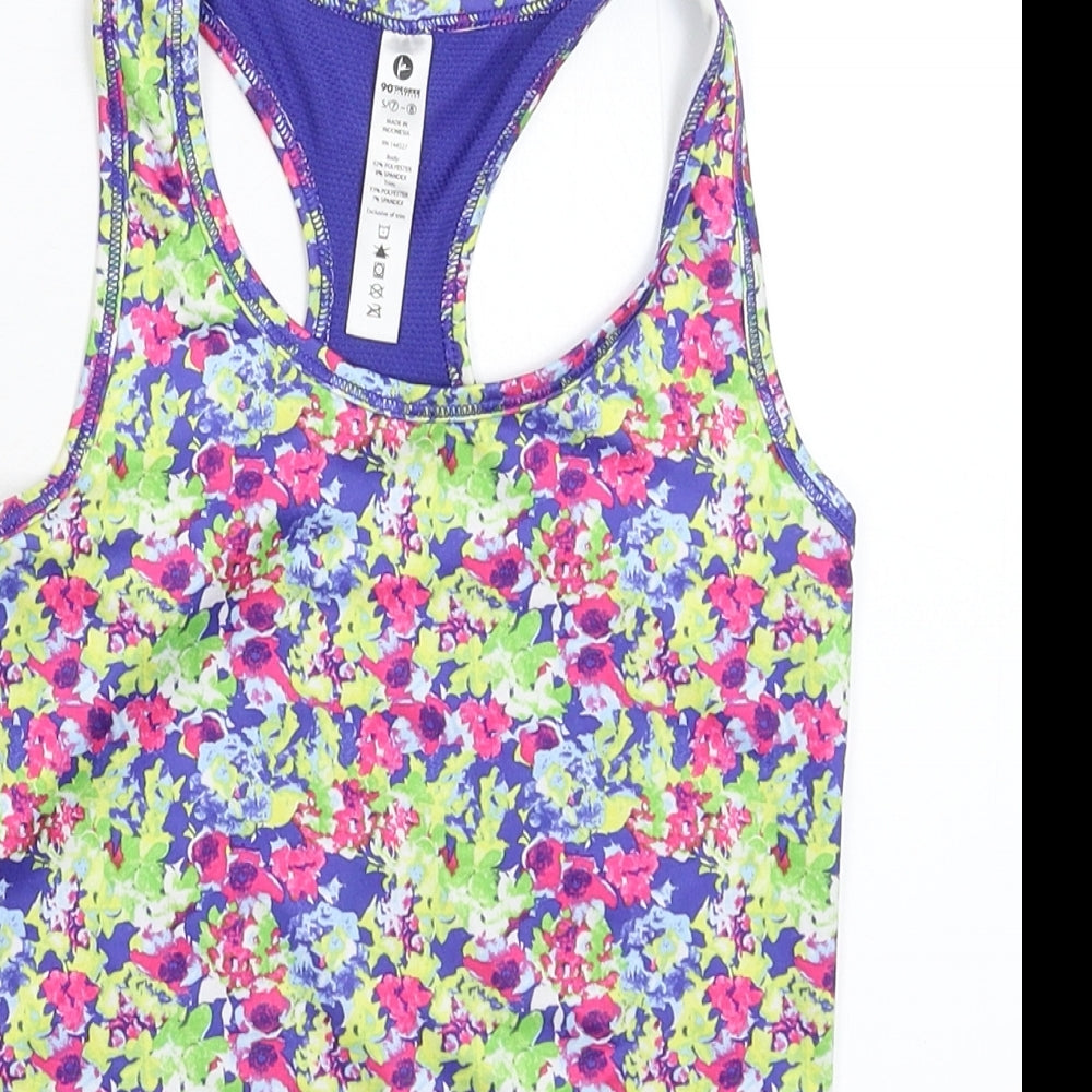 90 Degree Girls Multicoloured Floral  Basic Tank Size 7-8 Years