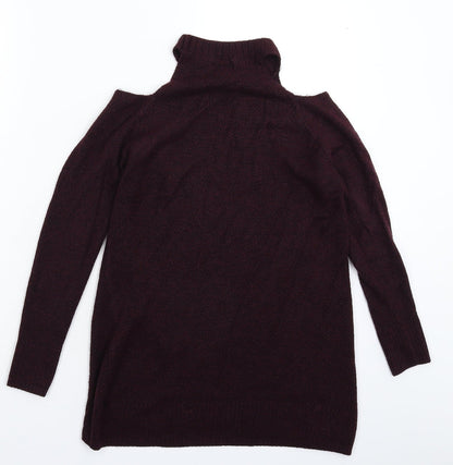 Womens UK Size S New Look Brown Pullover Jumper