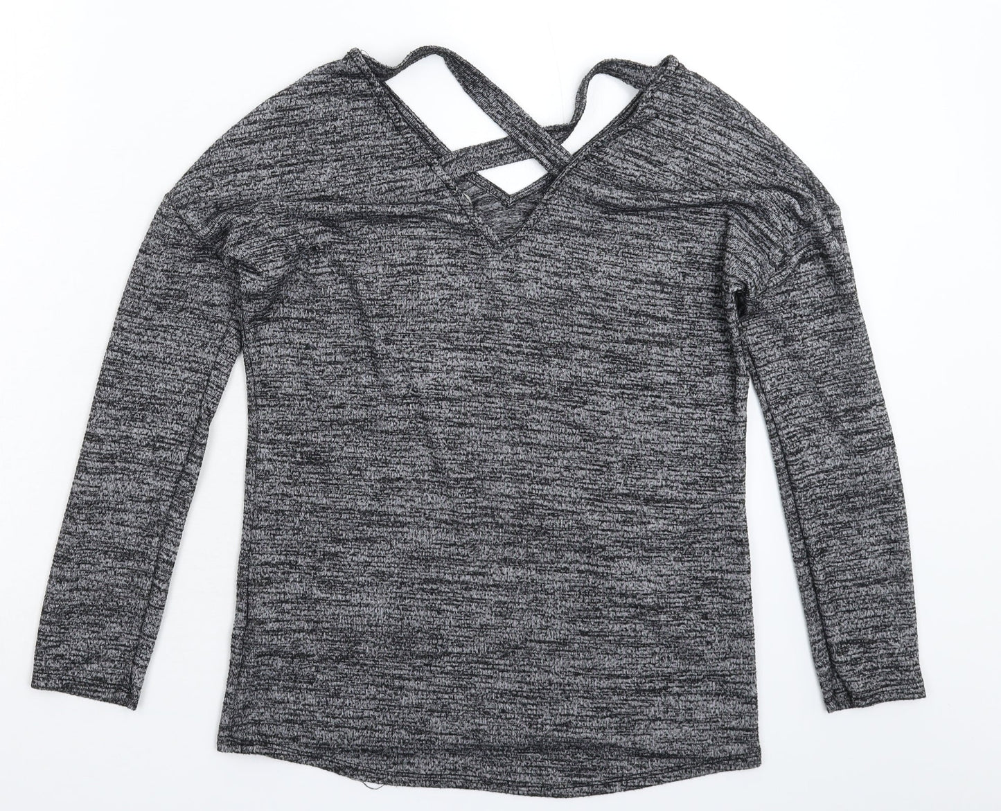Womens UK Size 6 F&F Grey Pullover Jumper