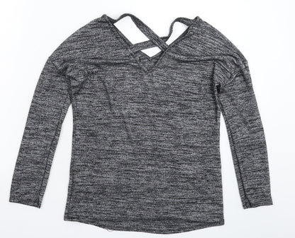 Womens UK Size 6 F&F Grey Pullover Jumper