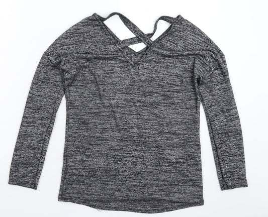 F&F Womens Grey  Knit Pullover Jumper Size 6