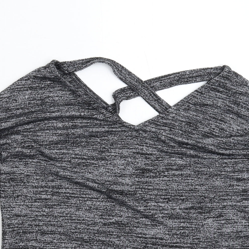 Womens UK Size 6 F&F Grey Pullover Jumper