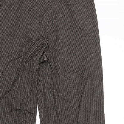 F&F Womens Blue Striped  Trousers  Size 14 L29 in