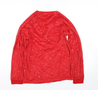 Love to Lounge Womens Red   Top Pyjama Top Size 8  - Stars