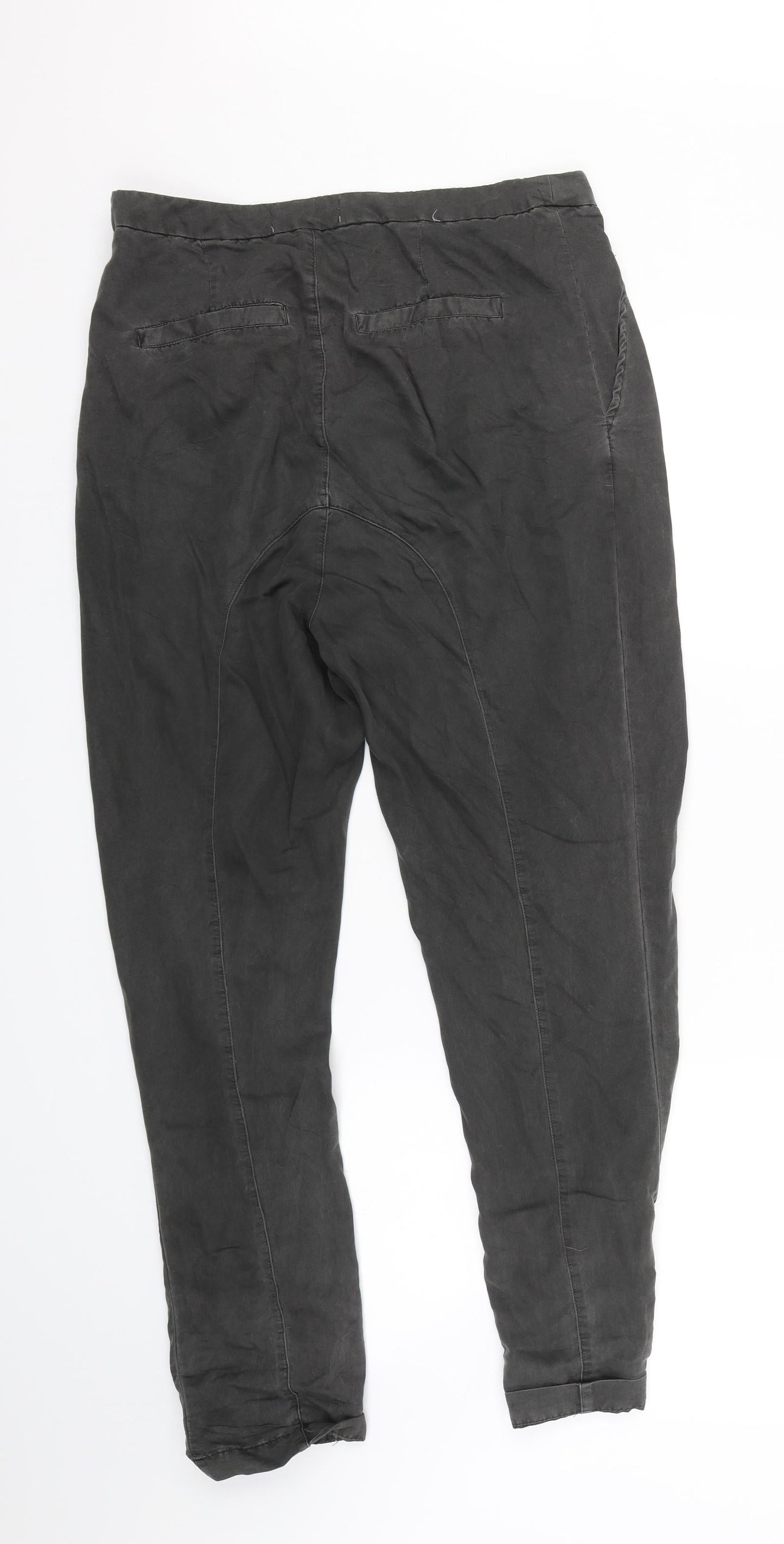 Womens UK Size 8 VERO MODA Regular Fit Capri Grey Trousers