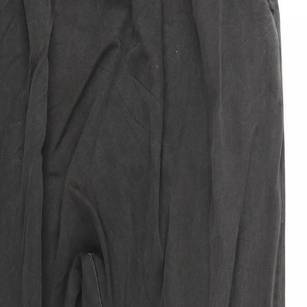 Womens UK Size 8 VERO MODA Regular Fit Capri Grey Trousers