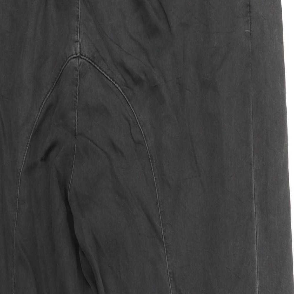 Womens UK Size 8 VERO MODA Regular Fit Capri Grey Trousers