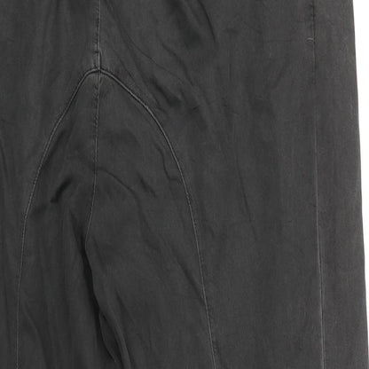Womens UK Size 8 VERO MODA Regular Fit Capri Grey Trousers