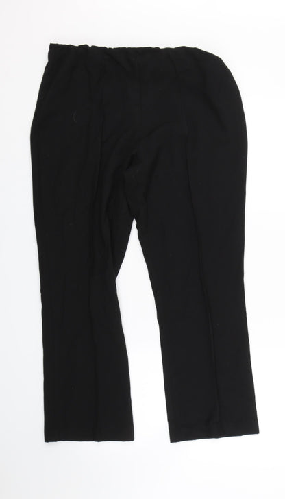 Womens UK Size 14 Arista Regular Fit  Black Trousers