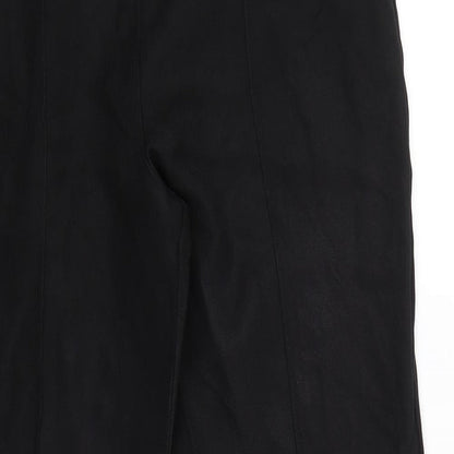 Womens UK Size 10 Papaya Regular Fit  Black Trousers