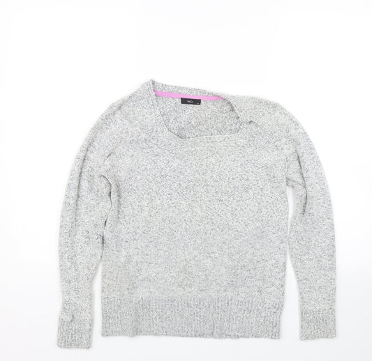 Womens UK Size 12 M&Co Grey Pullover Jumper