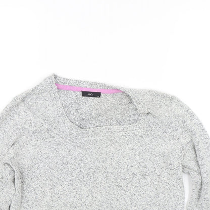 Womens UK Size 12 M&Co Grey Pullover Jumper