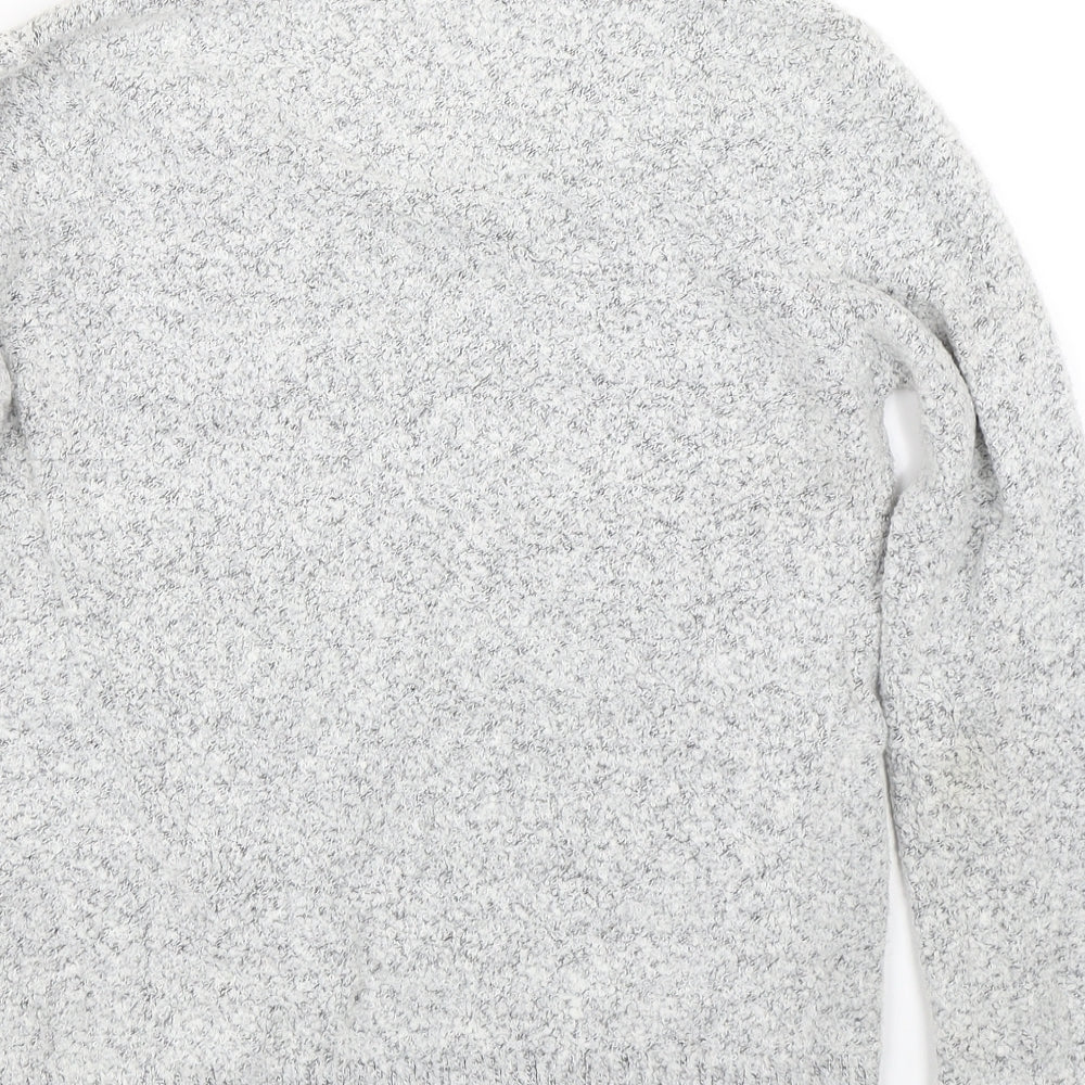 Womens UK Size 12 M&Co Grey Pullover Jumper