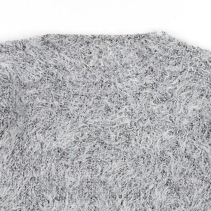 Womens UK Size S Preworn Grey Pullover Jumper