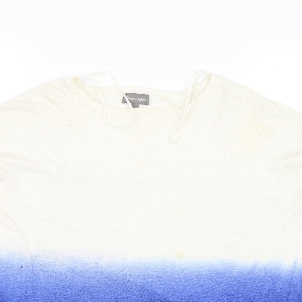Womens UK Size S Phase Eight Blue Pullover Jumper