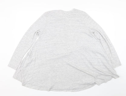 River Island Womens Grey   Basic T-Shirt Size 12