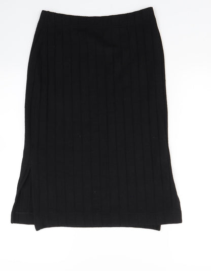 H&M Womens Black   Skater Skirt Size S