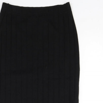 H&M Womens Black   Skater Skirt Size S