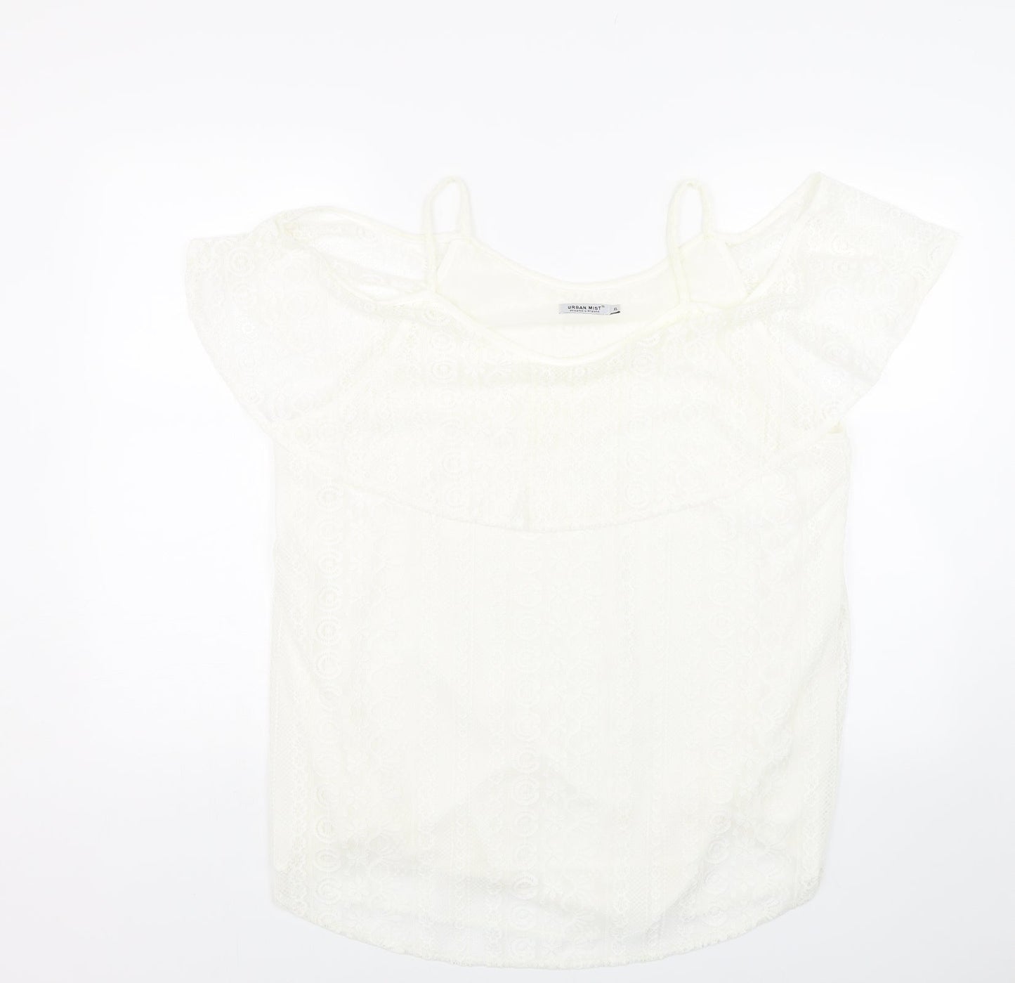 Womens UK Size XL Urban Mist Beige Basic Tank