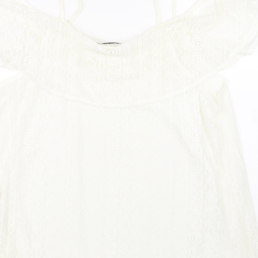 Womens UK Size XL Urban Mist Beige Basic Tank