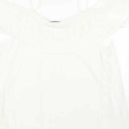 Womens UK Size XL Urban Mist Beige Basic Tank