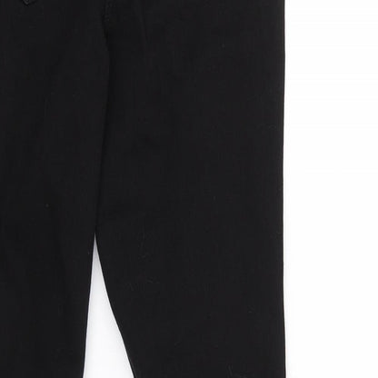 Womens UK Size 10 Denim Regular Fit Skinny Black Jeans