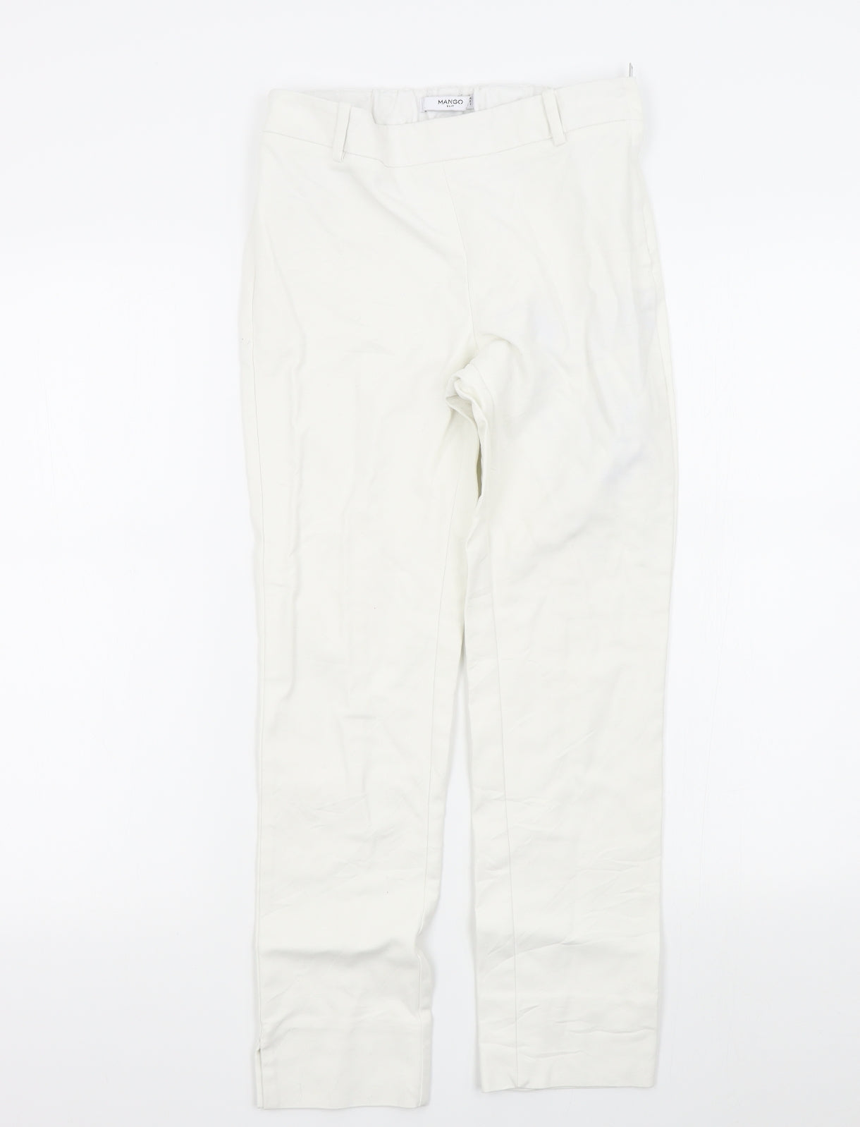 Mango Womens White   Trousers  Size 34 L26 in