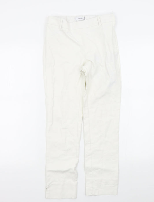 Mango Womens White   Trousers  Size 34 L26 in