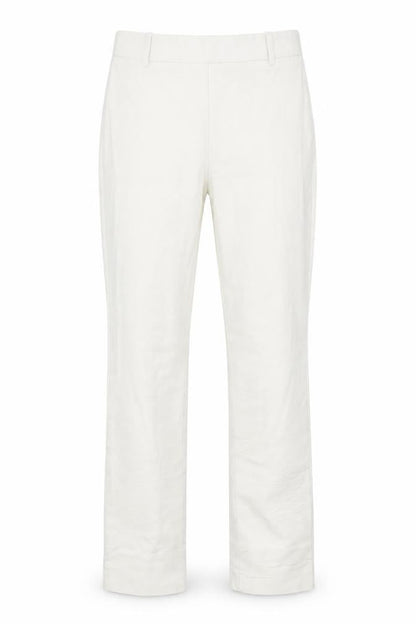 Womens UK Size 34 Mango Regular Fit  White Trousers