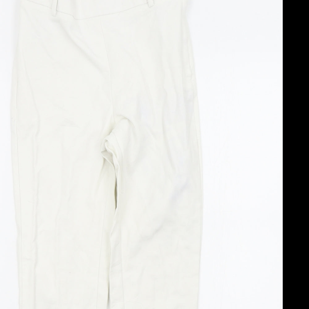 Mango Womens White   Trousers  Size 34 L26 in