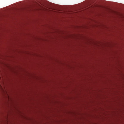 Womens UK Size 8 Jack Wills Red Basic T-Shirt