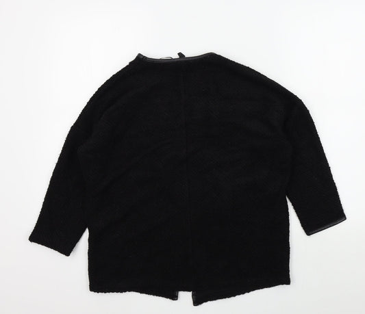 Womens UK Size S H&M Black Cardigan Jumper