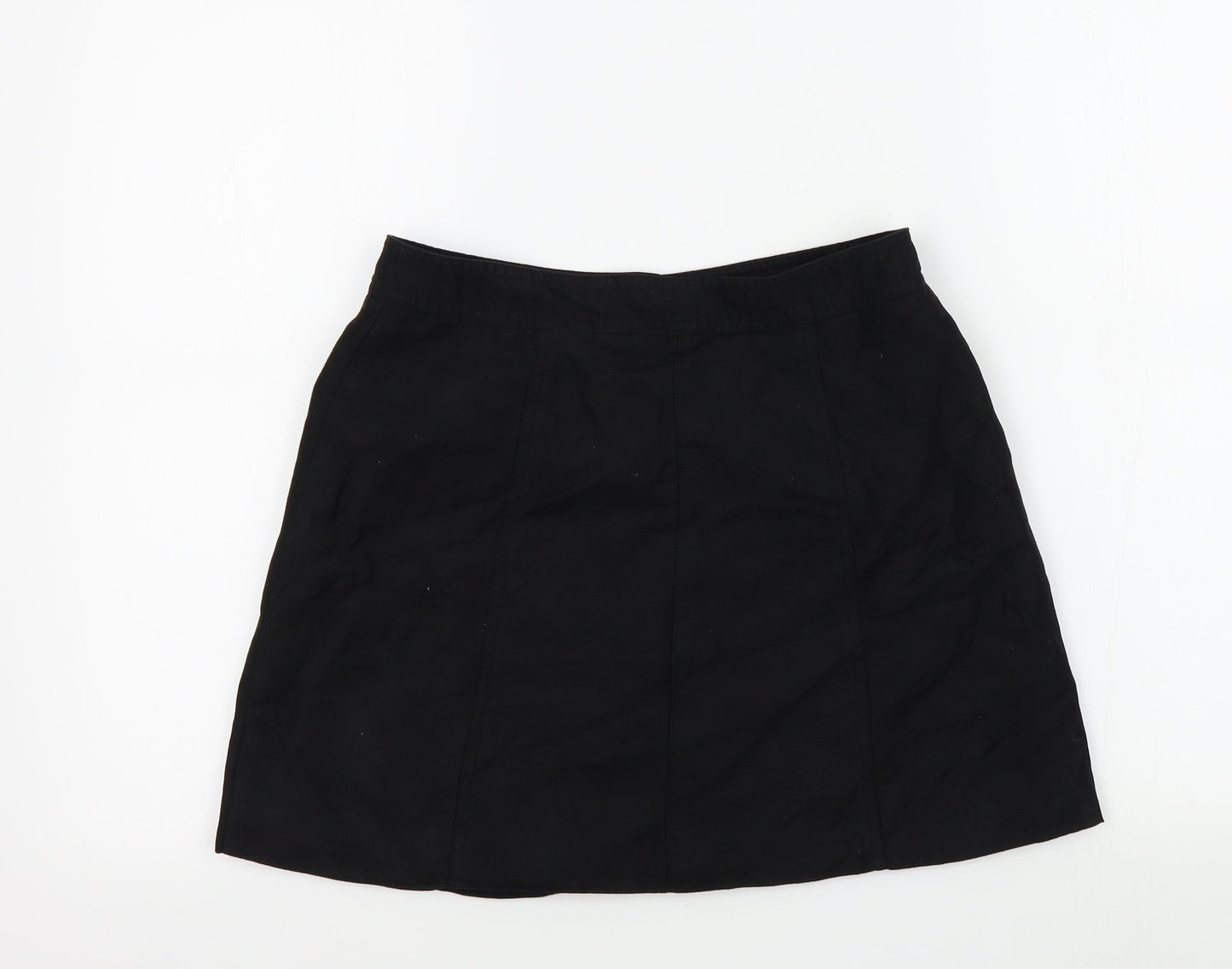 H&M Womens Black   A-Line Skirt Size 38