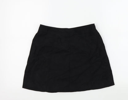 H&M Womens Black   A-Line Skirt Size 38