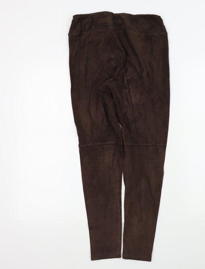 Womens UK Size 10 River Island Regular Fit  Brown Trousers
