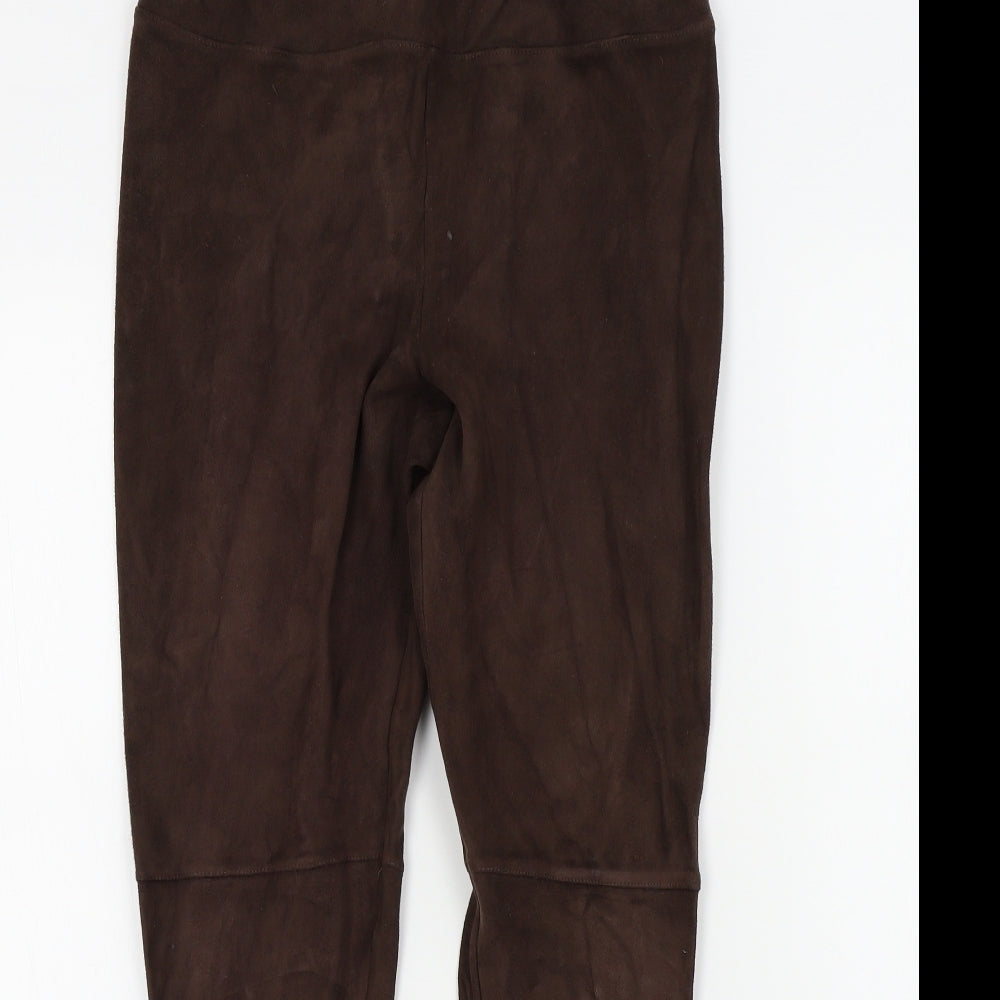 Womens UK Size 10 River Island Regular Fit  Brown Trousers