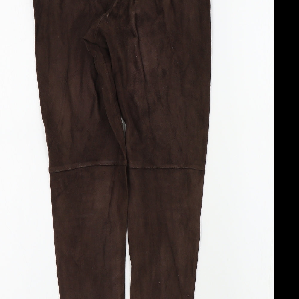 Womens UK Size 10 River Island Regular Fit  Brown Trousers