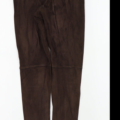 Womens UK Size 10 River Island Regular Fit  Brown Trousers