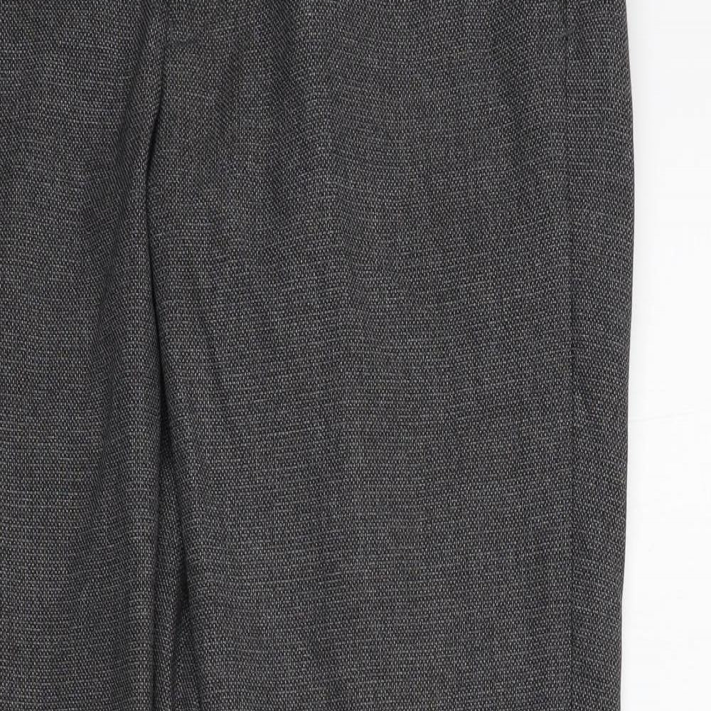 Womens UK Size 32 M&S Regular Fit  Grey Trousers