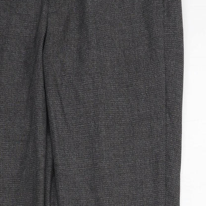 Womens UK Size 32 M&S Regular Fit  Grey Trousers