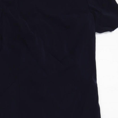 precis petite Womens Blue Colourblock  A-Line  Size 12