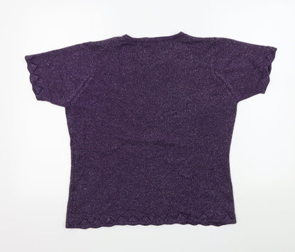 EWM Womens Purple   Pullover Jumper Size M