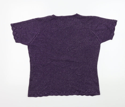 EWM Womens Purple   Pullover Jumper Size M