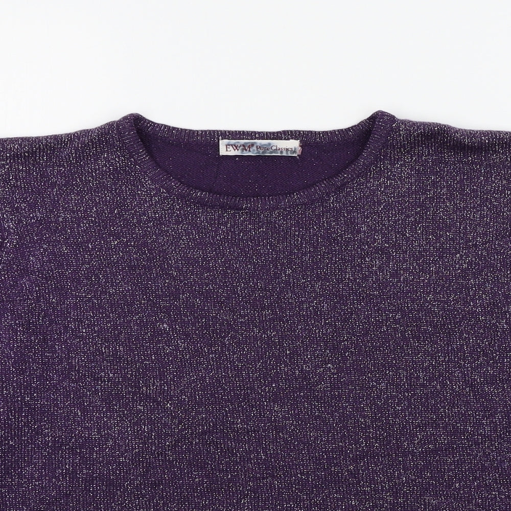 EWM Womens Purple   Pullover Jumper Size M